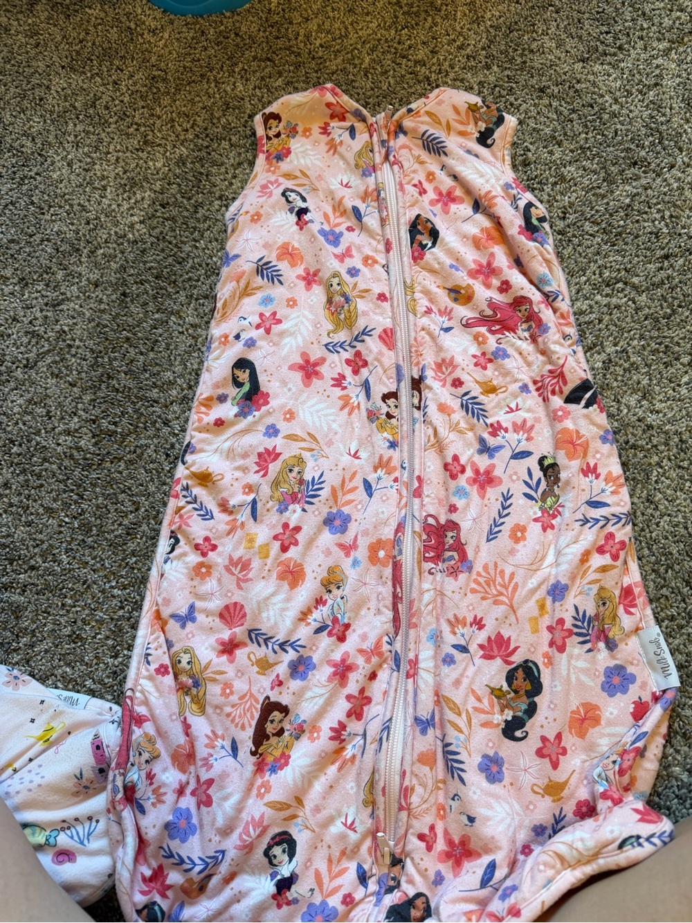Milk snob Disney Princess Floral Zippered Sleep Sack